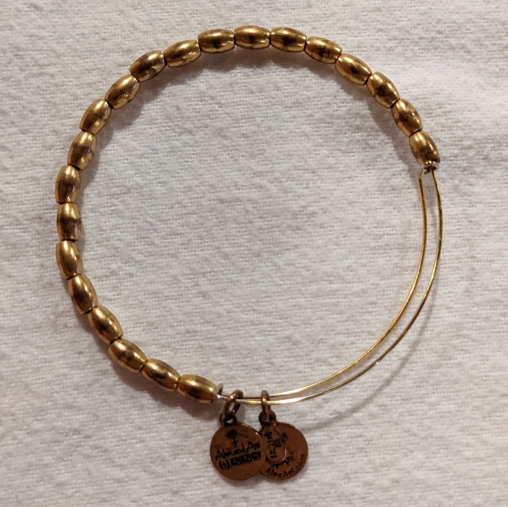 Alex And Ani Set Of 11 Bamboo, Lightning, & Beade… - image 4